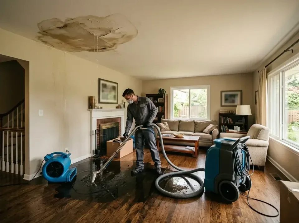 attic-pipe-burst-ceiling-drip-008 — frequently asked questions, Water Damage Restoration & Carpet Care in Leonardo, NJ